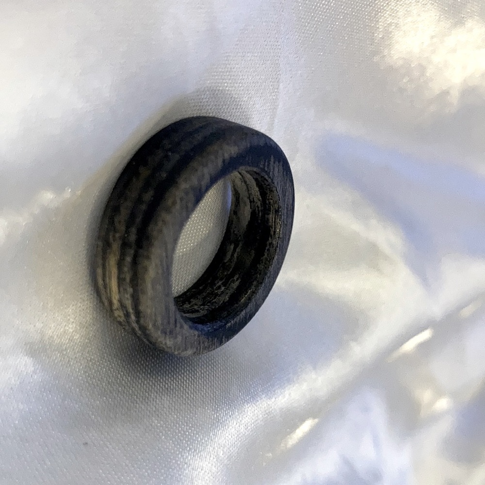 Women’s Size 8 Handmade Wood Ring